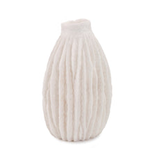 Load image into Gallery viewer, Cacao Textured White Vase