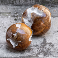 Load image into Gallery viewer, Teak Round Ball- Lg