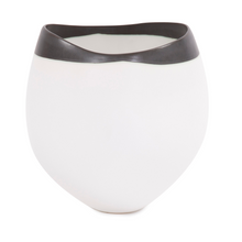 Load image into Gallery viewer, Eclipse Matte White Ceramic Bowl