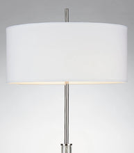 Load image into Gallery viewer, Hudson Nickel & Seeded Glass Lamp Collection