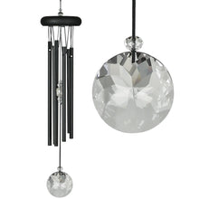 Load image into Gallery viewer, Crystal Meditation Chime Black