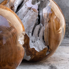 Load image into Gallery viewer, Teak Round Ball- Lg