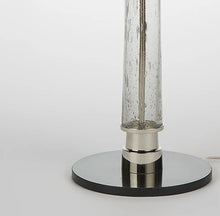 Load image into Gallery viewer, Hudson Nickel & Seeded Glass Lamp Collection