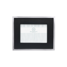 Load image into Gallery viewer, Black Leather with Metal Border Photo Frame