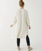 Load image into Gallery viewer, Chalet Ribbed Duster Winter White