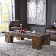 Load image into Gallery viewer, Reclaimed Boat Wood Coffee Table