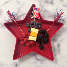 Load image into Gallery viewer, 11” Star Melamine Plate Collection
