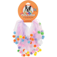 Load image into Gallery viewer, Pet Birthday Pom Collar- XS
