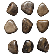 Load image into Gallery viewer, Wood Pebbles Wall Decor Set of 9
