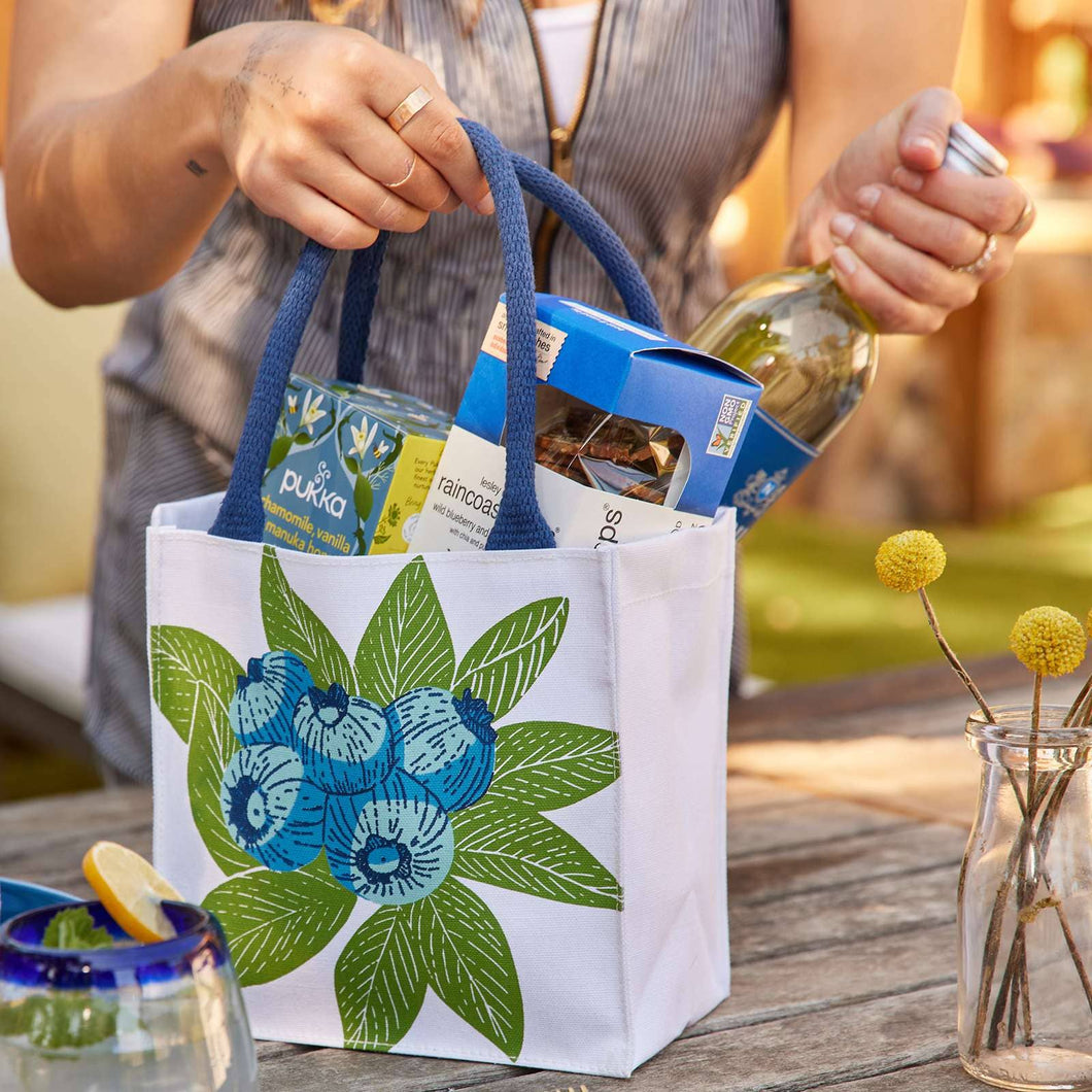 Blueberry Reusable Gift Bag Tote