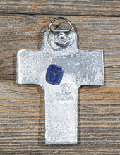 Load image into Gallery viewer, Pewter Sun &amp; Moon Eclipe Cross
