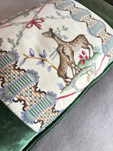 Load image into Gallery viewer, Green Christmas Deer Pillow
