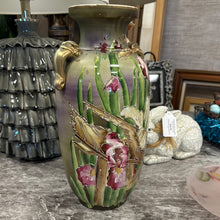 Load image into Gallery viewer, Vintage Hand Painted Floral Vase
