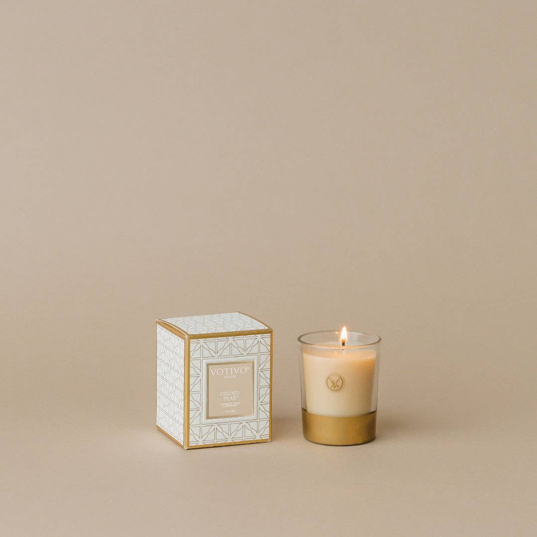 Aromatic Gilded Pear Candle 2.1 Oz