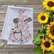 Load image into Gallery viewer, Mother&#39;s Day Farmhouse Tea Towel
