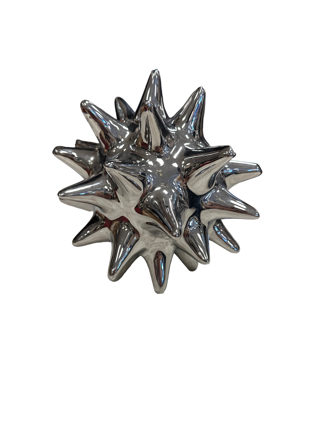Silver Urchin Decor Ball