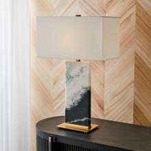 Load image into Gallery viewer, Black &amp; White Panda Marble Lamp
