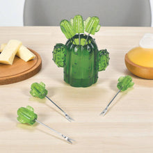 Load image into Gallery viewer, 7-Piece Cactus Cocktail Pick Set

