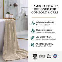 Load image into Gallery viewer, Melange ViscoseBamboo/Cotton Bath Sheet
