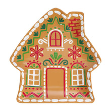 Load image into Gallery viewer, 14" Melamine Gingerbread House Platter
