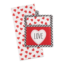 Load image into Gallery viewer, Heart Love Potholder Gift Set
