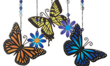 Load image into Gallery viewer, Metal Painted Butterfly Wind Chime
