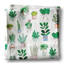 Load image into Gallery viewer, Potted Garden Kitchen Dish Towel
