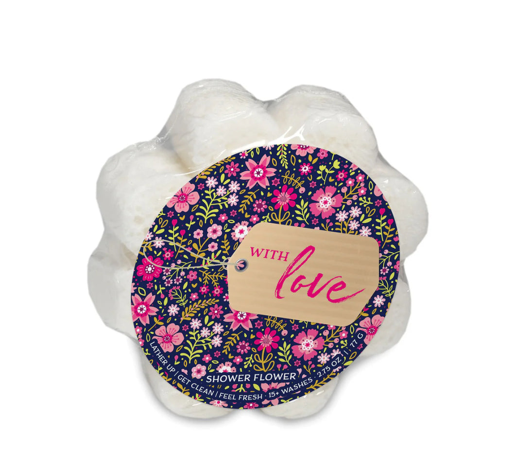 With Love Shower Flower Sponge