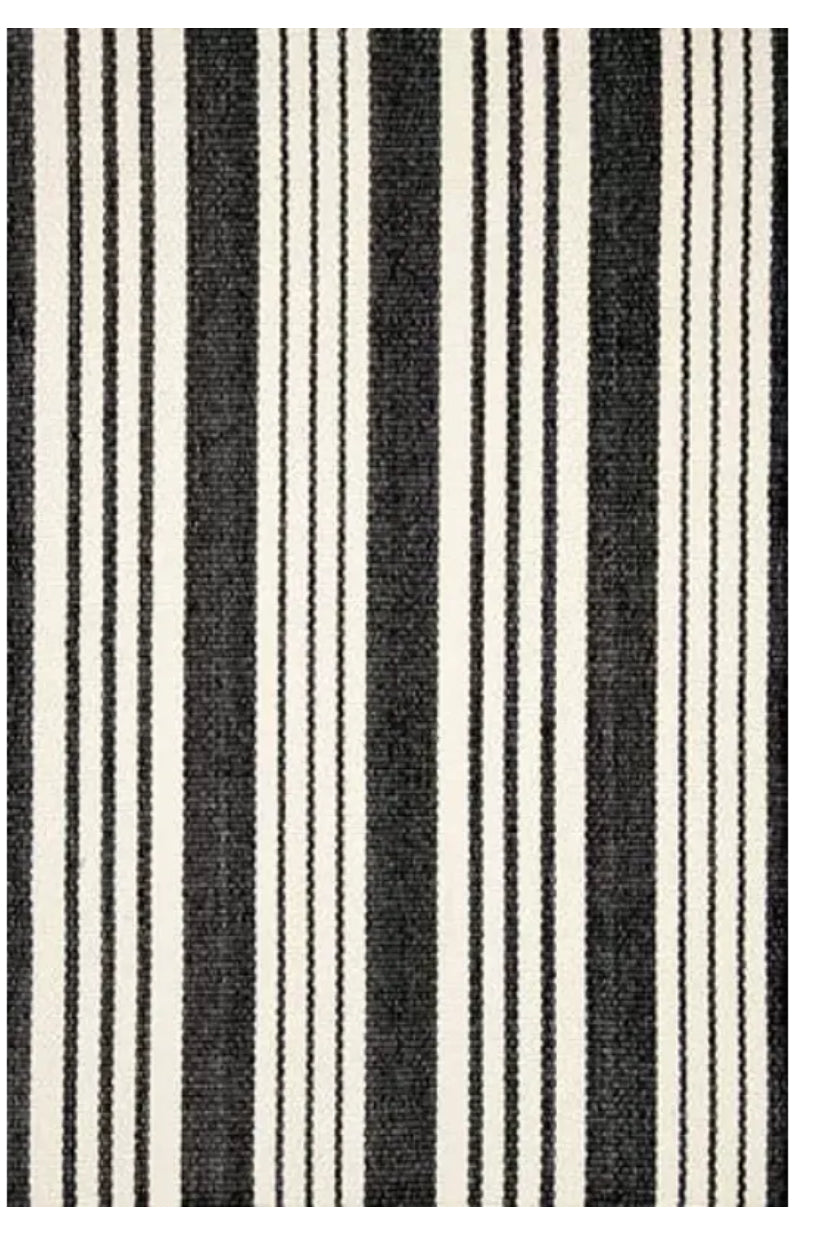 Birmingham Black Woven Throw