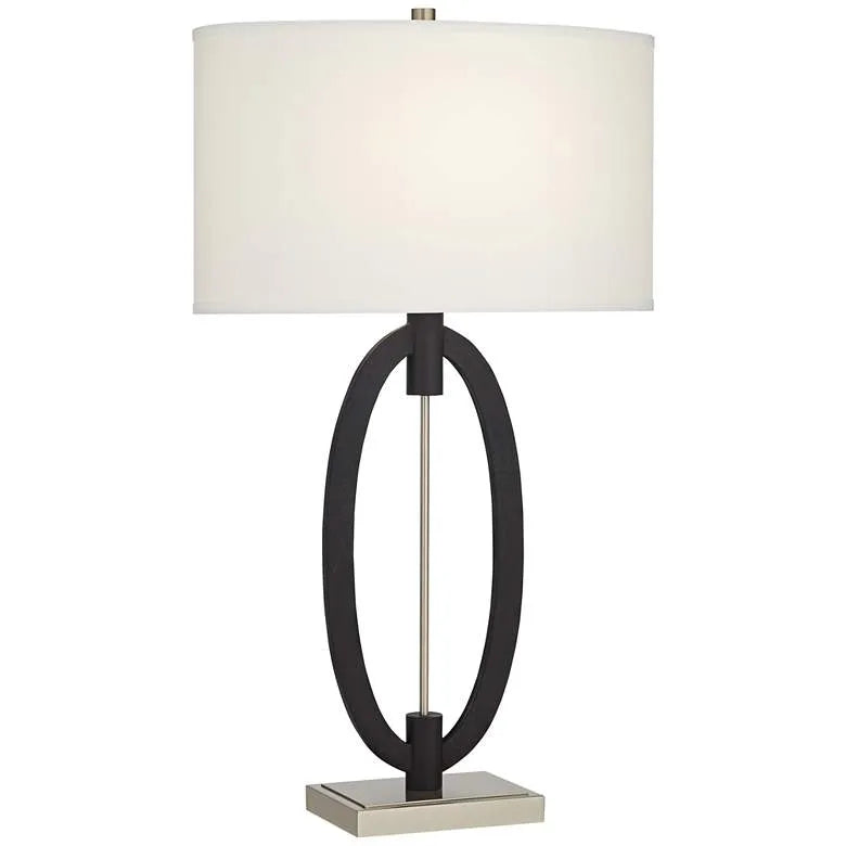 Crescent Black Table Lamp