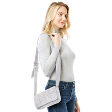 Load image into Gallery viewer, Quilted Puffer Crossbody Bag
