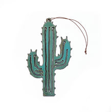 Load image into Gallery viewer, Saguaro Cactus Metal Recycled Ornament
