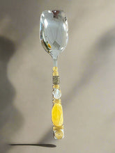 Load image into Gallery viewer, Lemon Bubbles: Mother-of-Pearl Serving Collection
