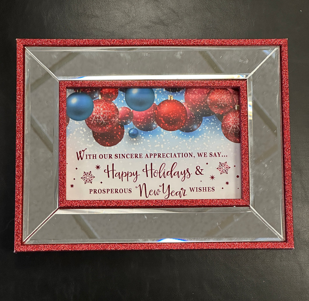 Red Glitter Picture Frame