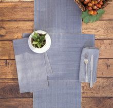 Load image into Gallery viewer, Port Stripe Blue Kitchen Towel
