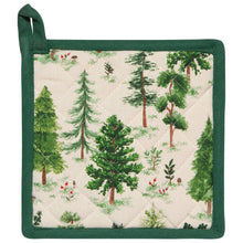 Load image into Gallery viewer, Woodland Spruce Holiday Potholder
