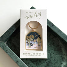 Load image into Gallery viewer, Cool Desert Arch Enamel Keychain
