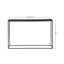 Load image into Gallery viewer, Black Iron Console Table Collection
