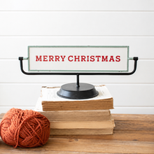 Load image into Gallery viewer, Merry Christmas &amp; Happy New Year Flip Sign

