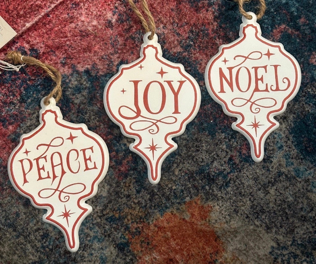 Holiday Flat Iron Ornament