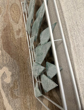 Load image into Gallery viewer, Painted Green Metal Tree Art
