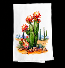 Load image into Gallery viewer, Cactus Floral Dish Towel
