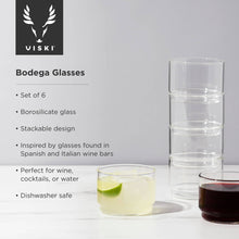Load image into Gallery viewer, Stackable Bodega Glasses - S/6
