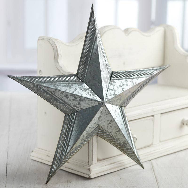 Embossed Metal Barn Star