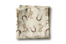 Load image into Gallery viewer, Retro Cowboy Kitchen Dish Towel
