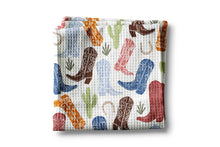 Load image into Gallery viewer, Cowboy Boot Cactus Dish Towel
