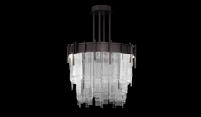 Load image into Gallery viewer, Chandelier with a black background
