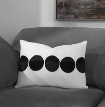 Load image into Gallery viewer, Black Dot Pillow
