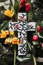Load image into Gallery viewer, Birdsong Painted Cross
