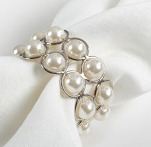 Load image into Gallery viewer, Pearl Beaded Napkin Ring
